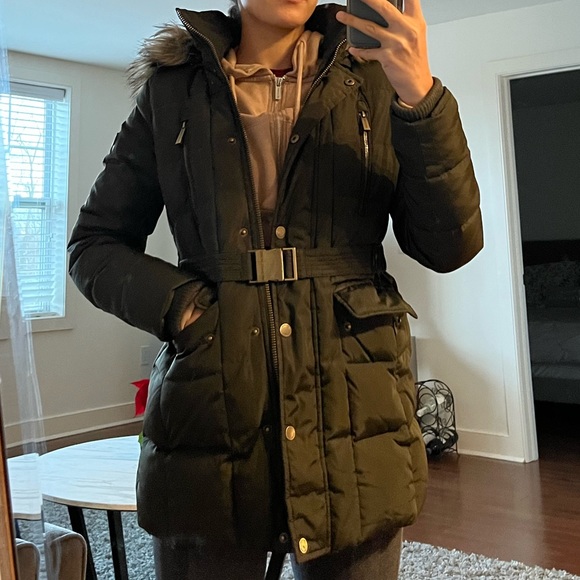 Michael kors clearance army green jacket